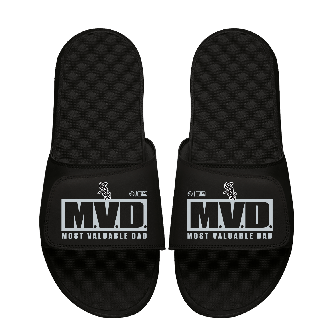 Chicago White Sox Most Valuable Dad Father's Day Slide Sandals