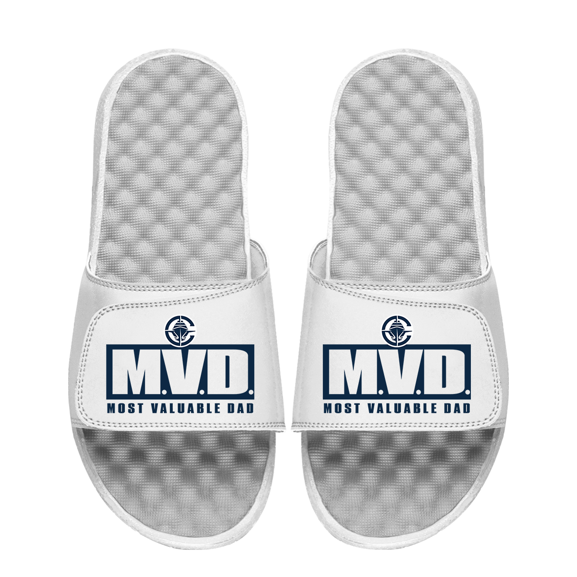 Los Angeles Clippers Most Valuable Dad Father's Day Slide Sandals