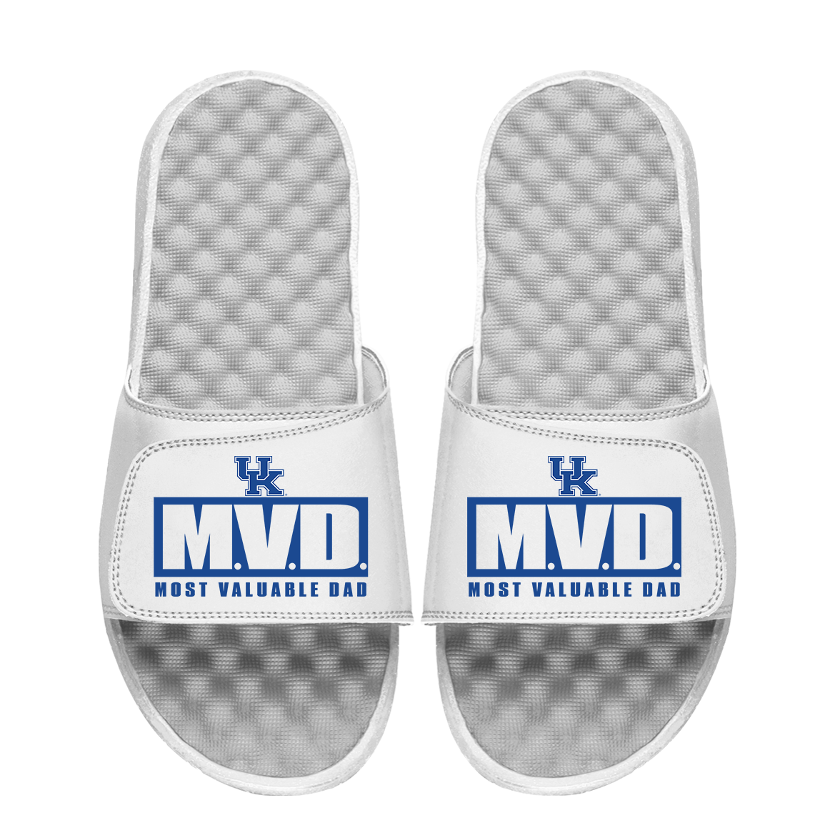 Kentucky Wildcats Most Valuable Dad Father's Day Slide Sandals