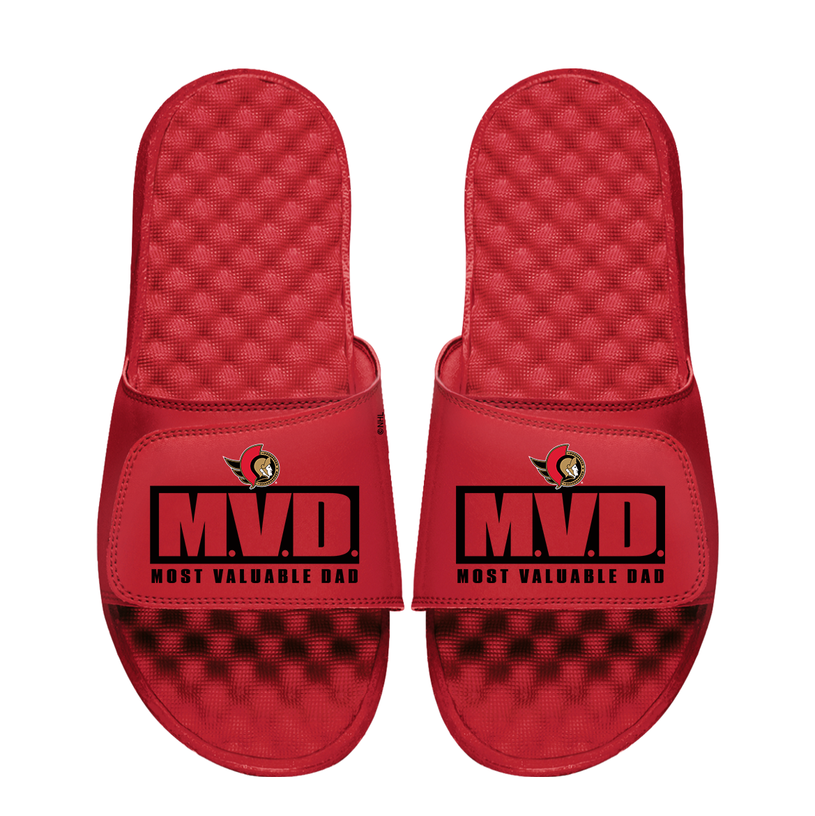 Ottawa Senators Most Valuable Dad Father's Day Slide Sandals