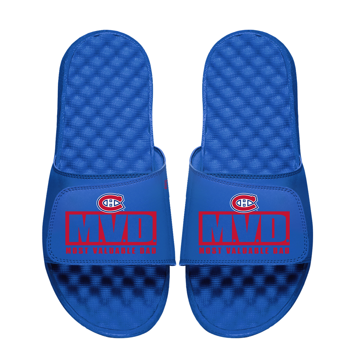 Montreal Canadiens Most Valuable Dad Father's Day Slide Sandals