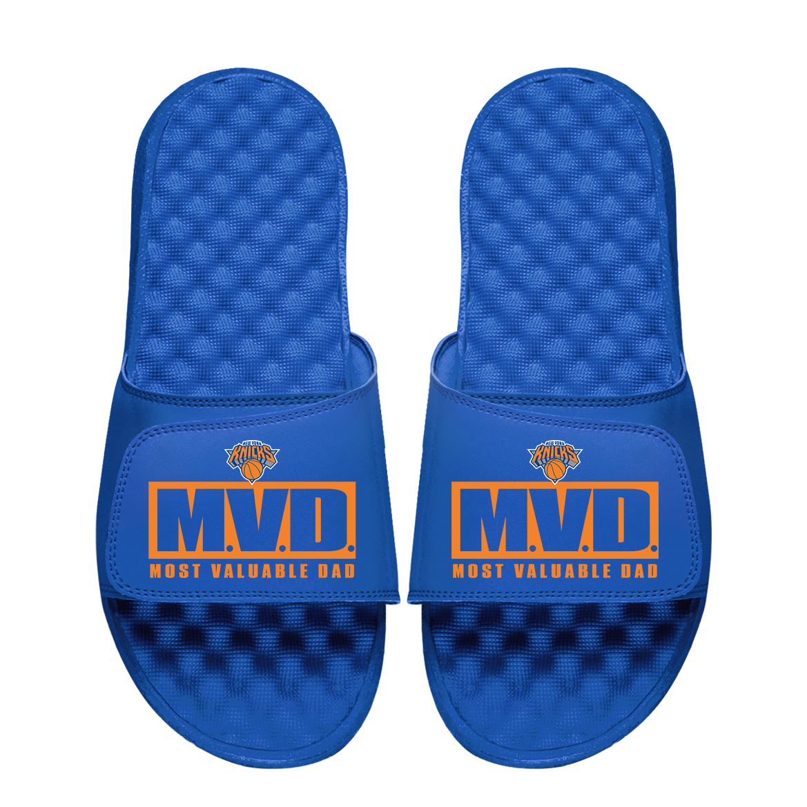New York Knicks Most Valuable Dad Father's Day Slide Sandals