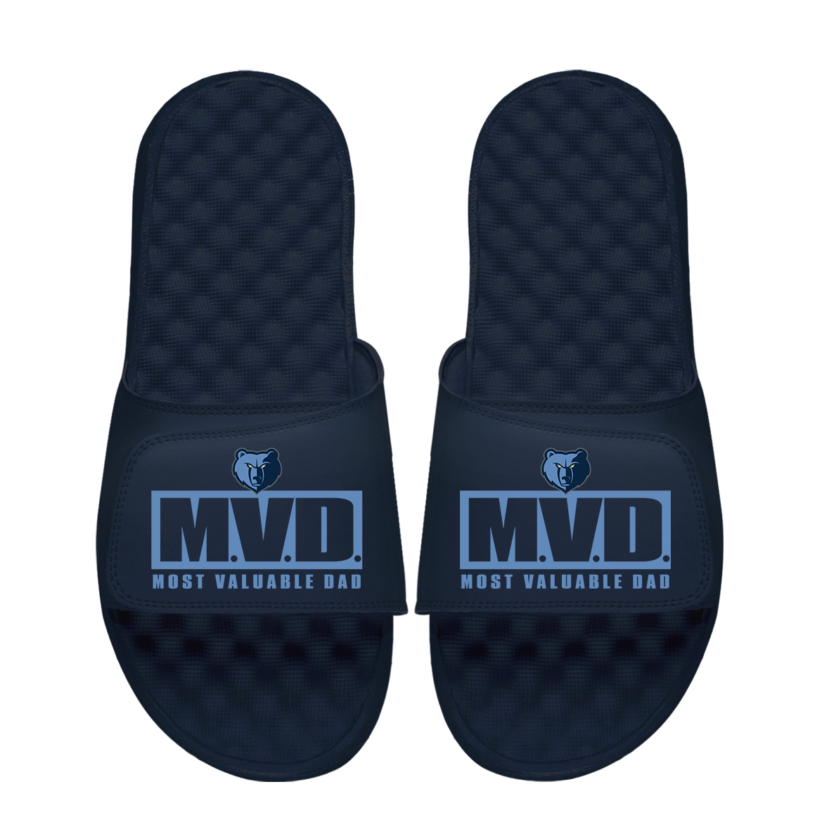 Memphis Grizzles Most Valuable Dad Father's Day Slide Sandals