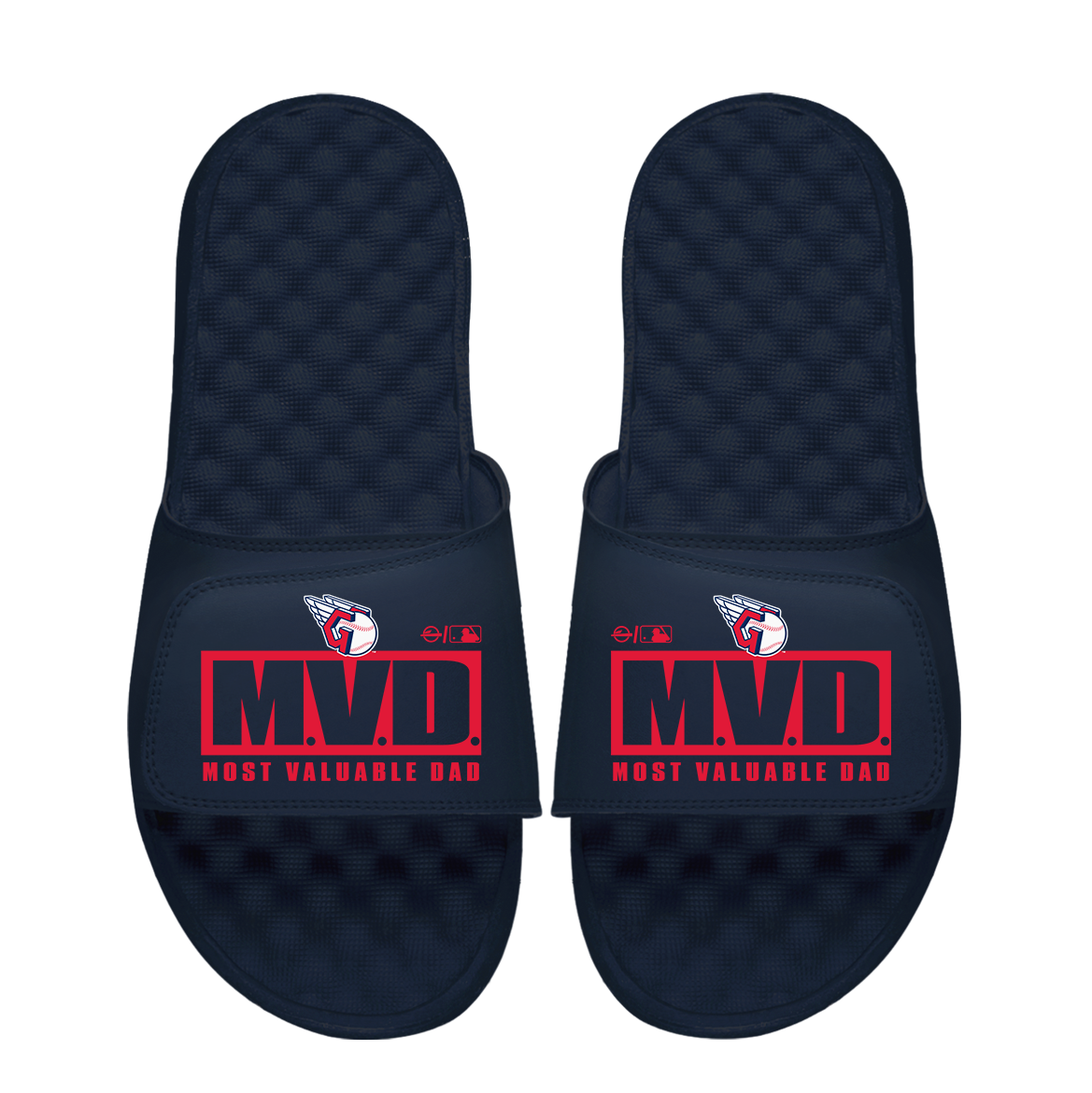 Cleveland Guardians Most Valuable Dad Father's Day Slide Sandals