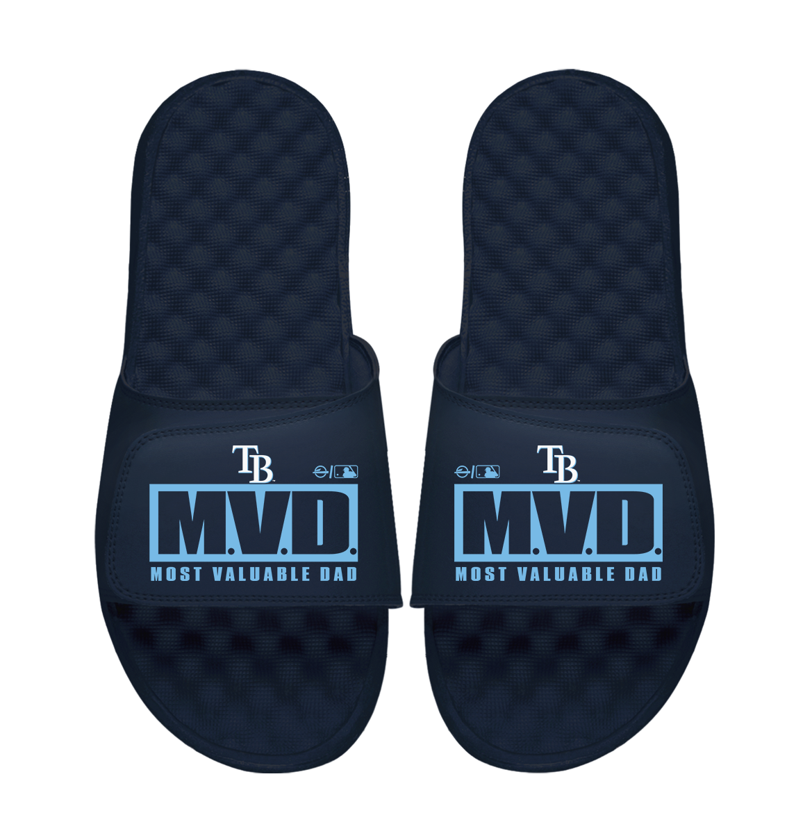 Tampa Bay Rays Most Valuable Dad Father's Day Slide Sandals