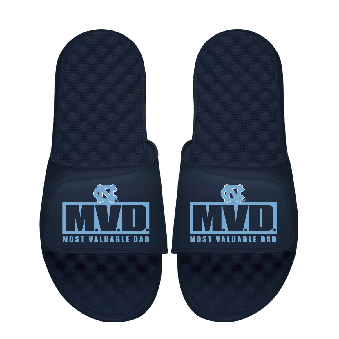 North Carolina Tar Heels Most Valuable Dad Father's Day Slide Sandals