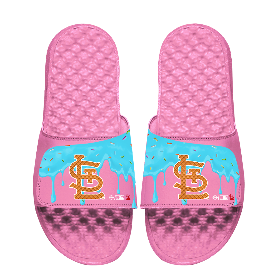St Louis Cardinals Pink Ice Cream Drip