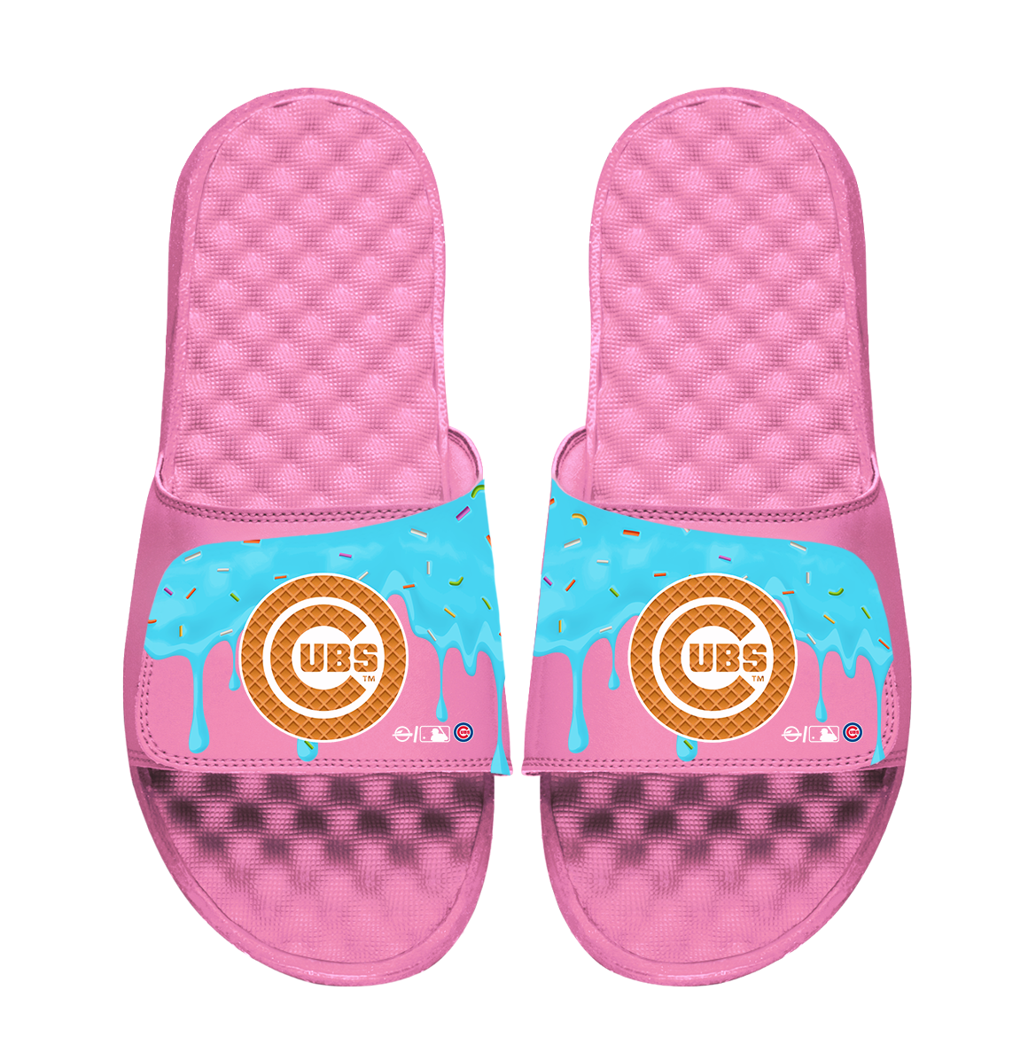 Chicago Cubs Pink Ice Cream Drip