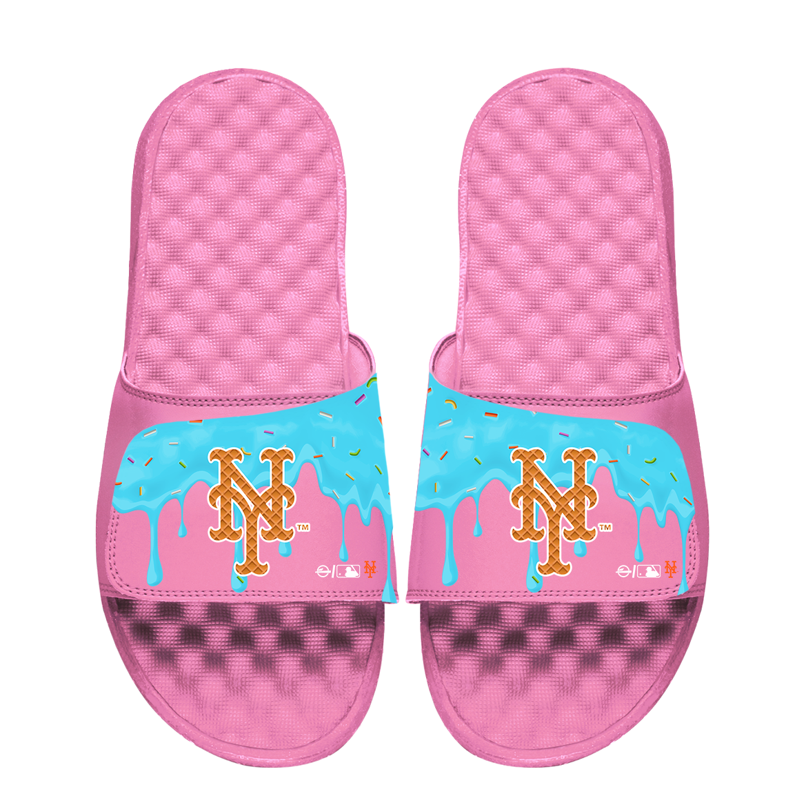 New York Mets Pink Ice Cream Drip