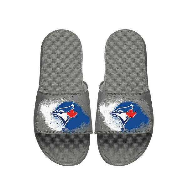 Toronto Blue Jays ISlide Youth MLB Stripe Slide Sandals - Royal