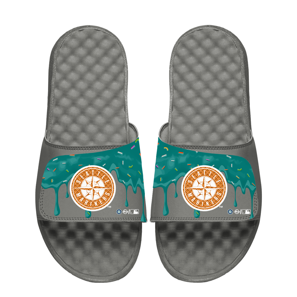 Seattle Mariners Ice Cream Drip Slide Sandals