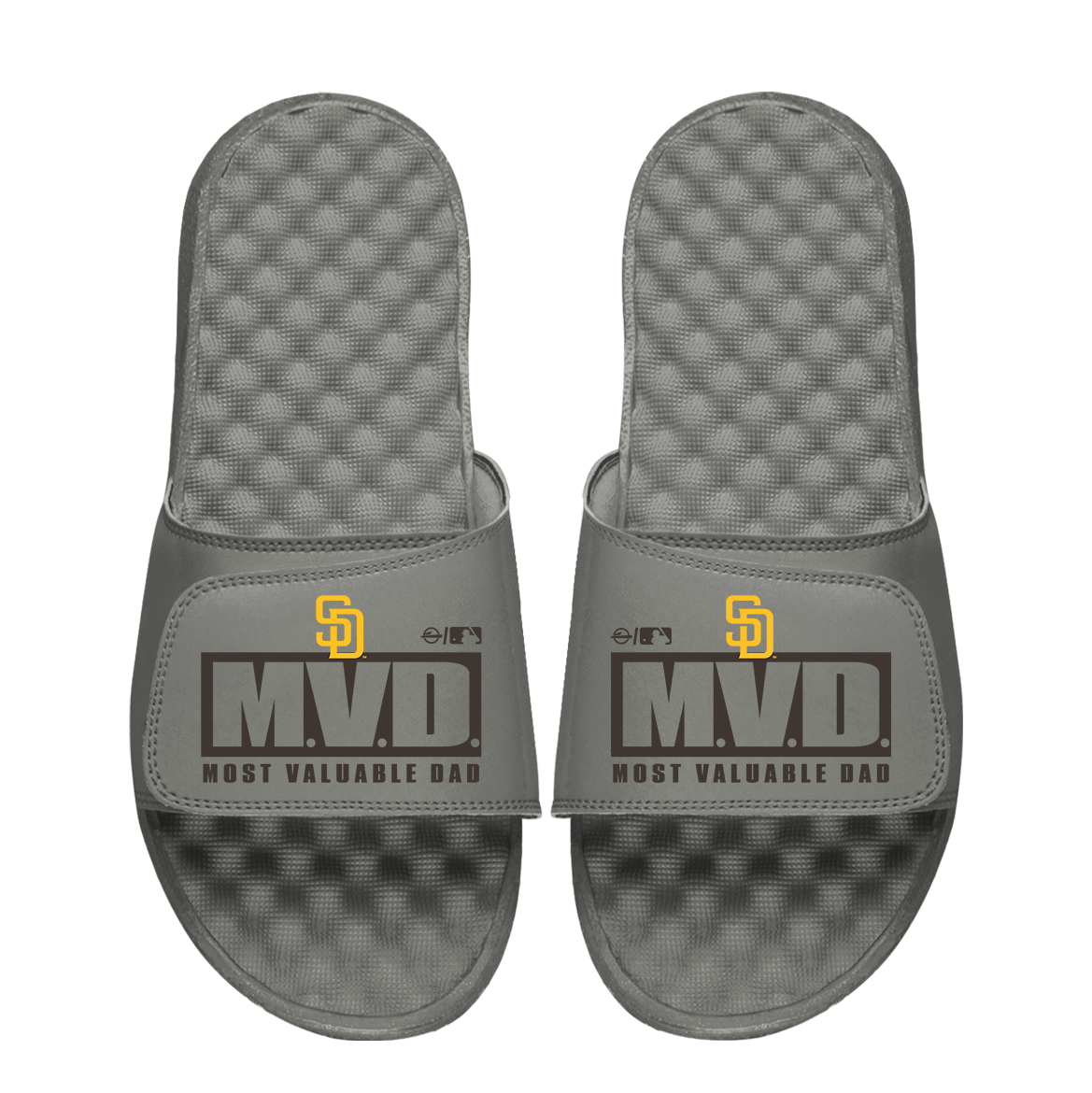 San Diego Padres Most Valuable Dad Father's Day Slide Sandals