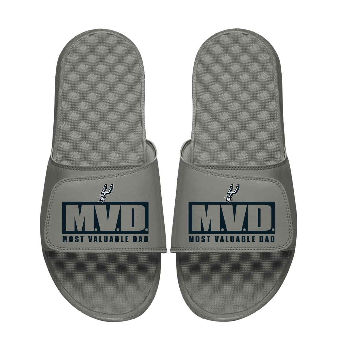 San Antonio Spurs Most Valuable Dad Father's Day Slide Sandals