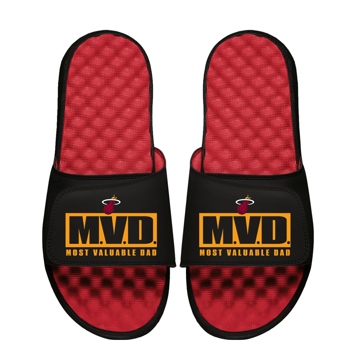 Miami Heat Most Valuable Dad Father's Day Slide Sandals
