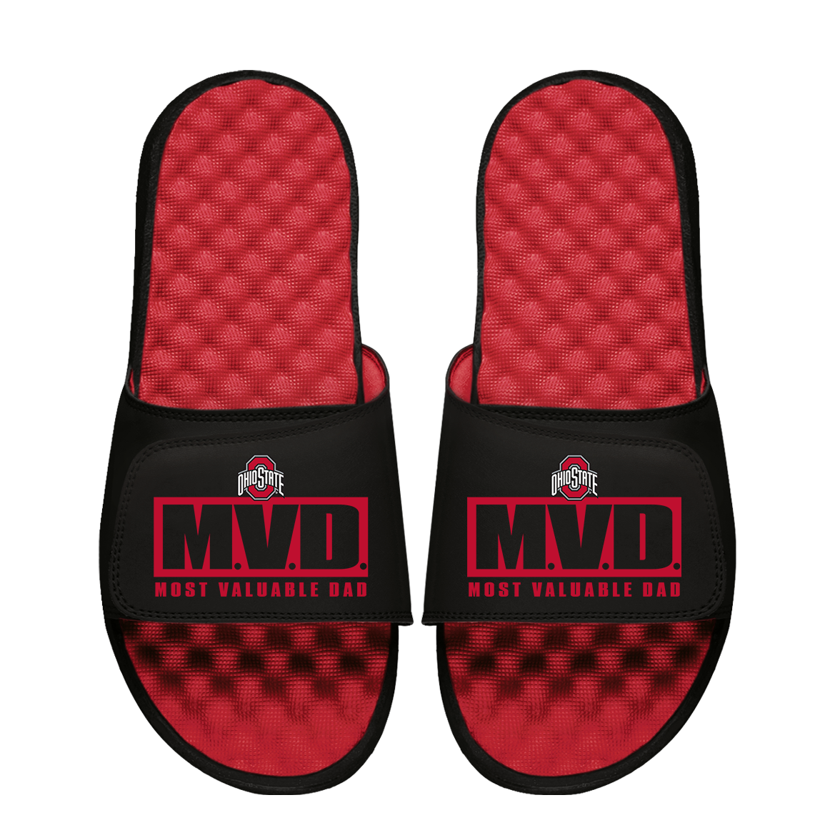 Ohio State Buckeyes Most Valuable Dad Father's Day Slide Sandals
