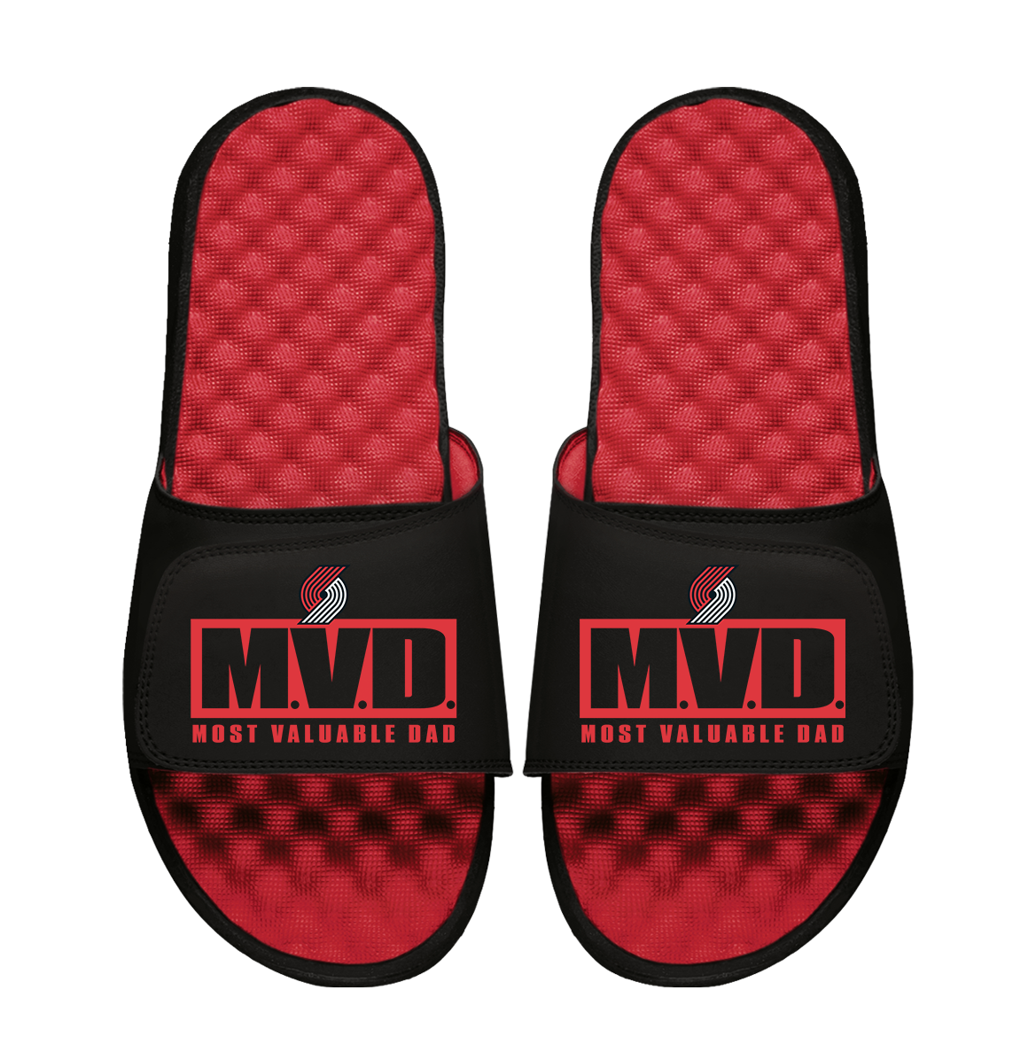 Portland Trail Blazers Most Valuable Dad Father's Day Slide Sandals