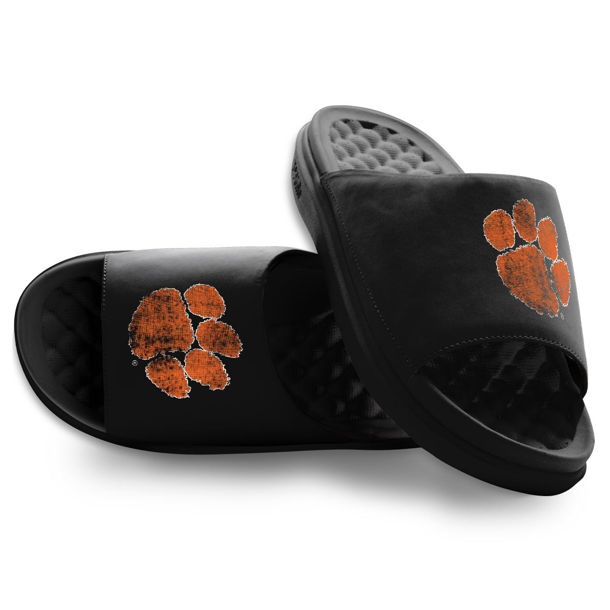 Clemson Tigers Pixeled Distressed Motive