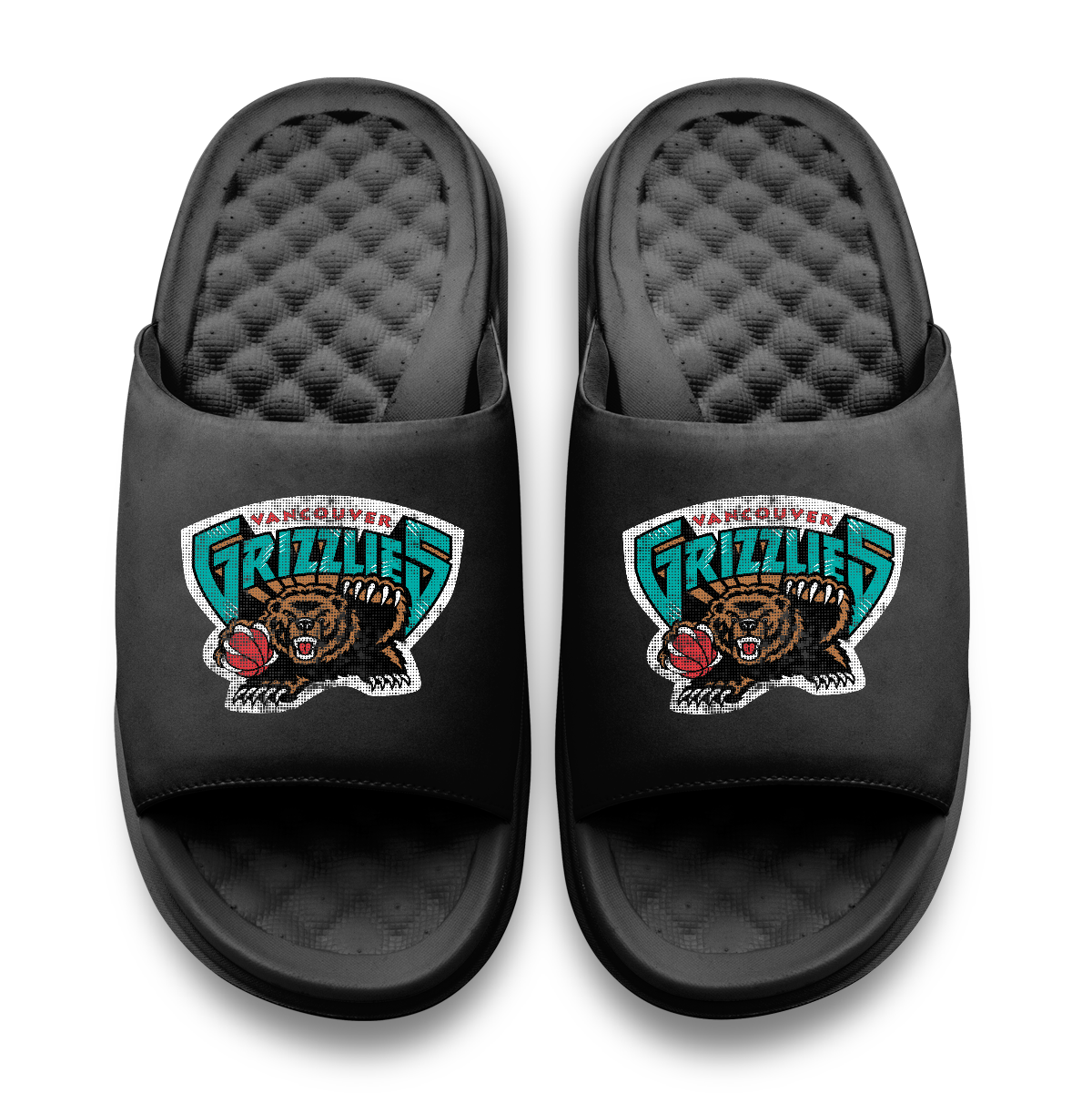 Vancouver Grizzlies Hardwood Classics Distressed Logo Motive