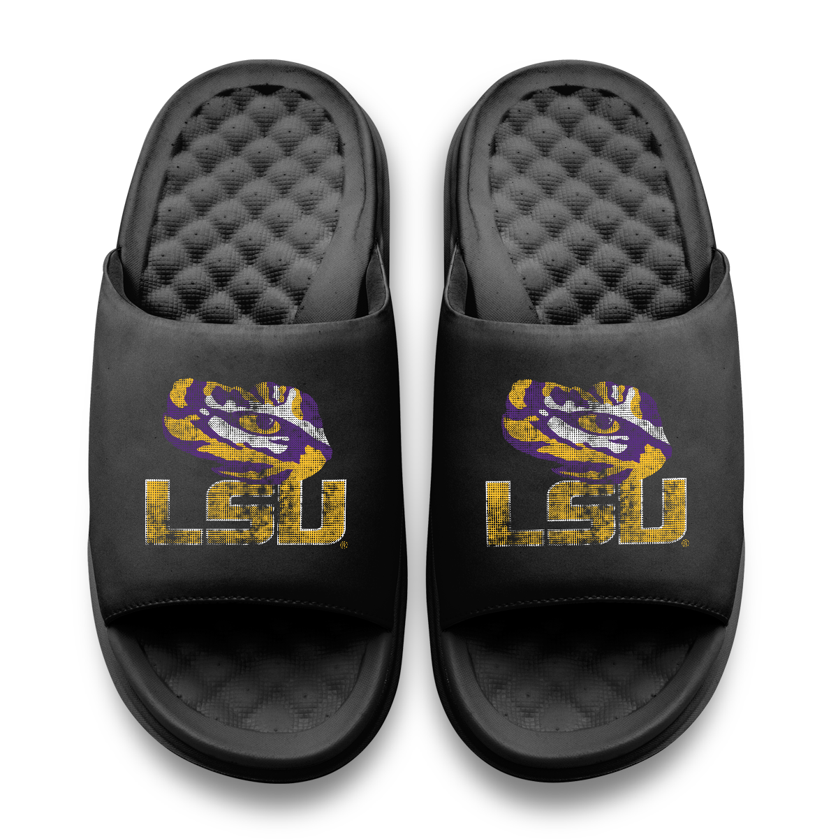 LSU Tigers Pixeled Distressed Motive
