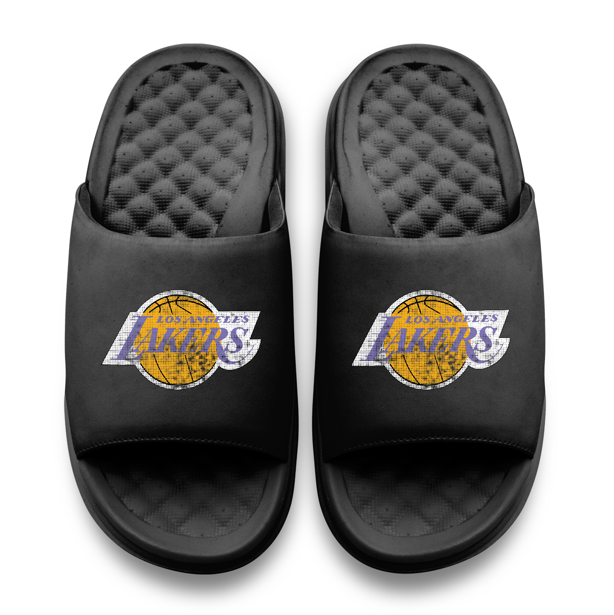 Los Angeles Lakers Hardwood Classics Distressed Logo Motive