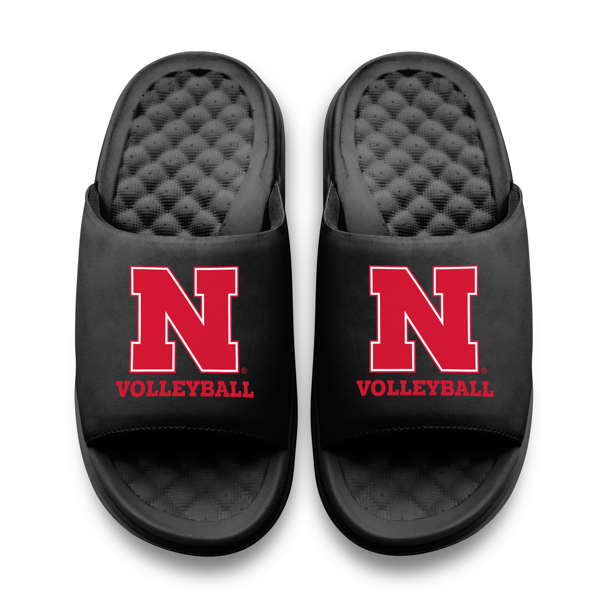 Nebraska Volleyball Laney Choboy Motive Slide Sandals