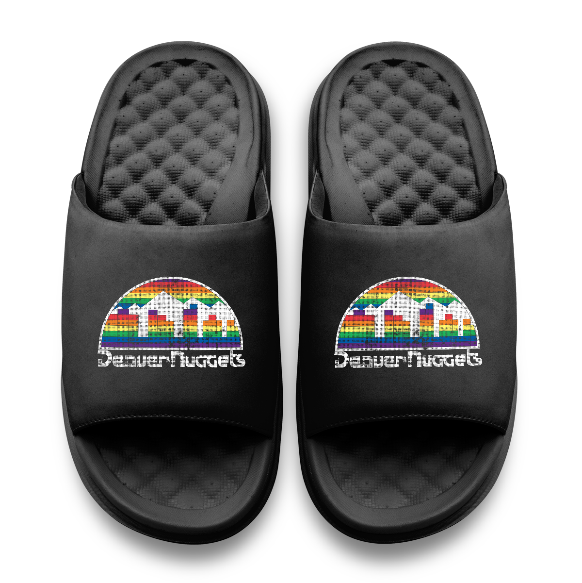 Denver Nuggets Hardwood Classics Distressed Logo Motive