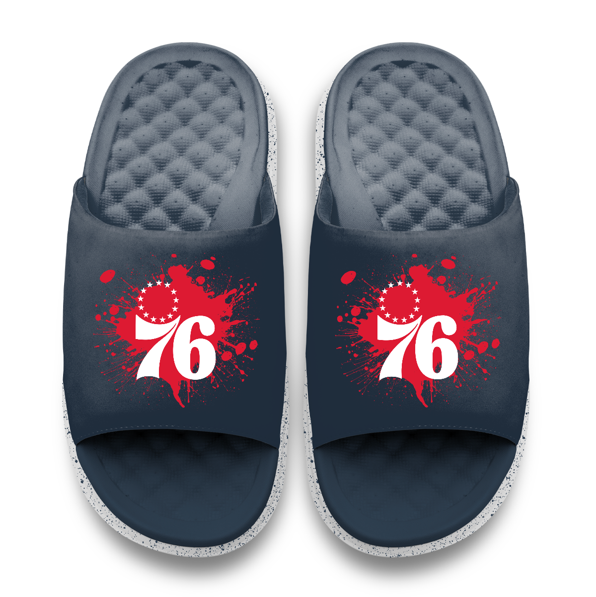 Philadelphia 76ers Centered Logo Splat Motive