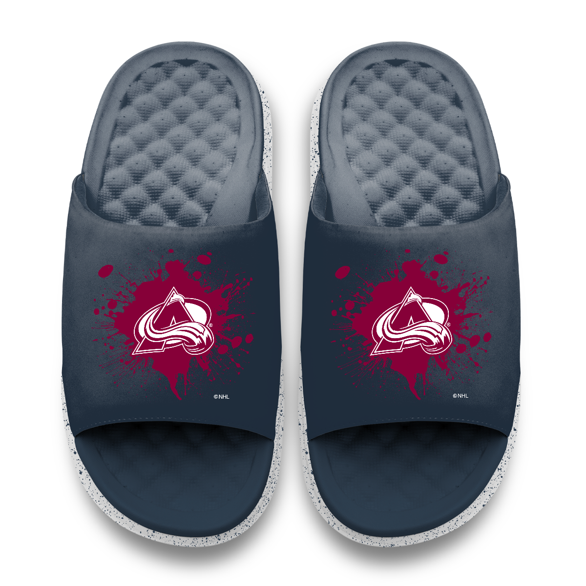 Colorado Avalanche Centered Logo Splat Motive