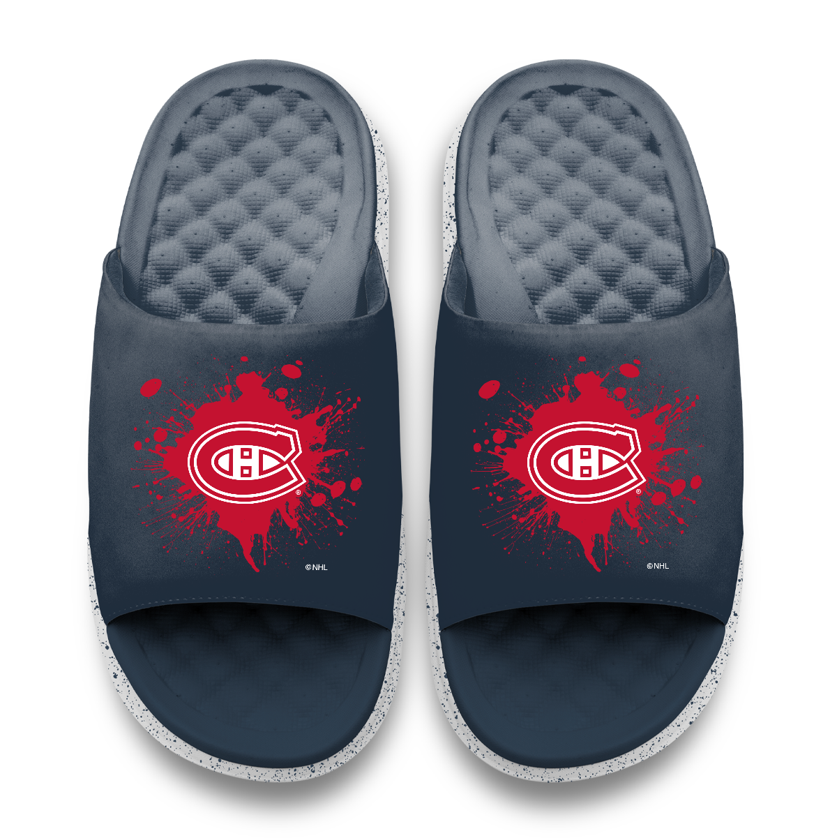 Montreal Canadiens Centered Logo Splat Motive