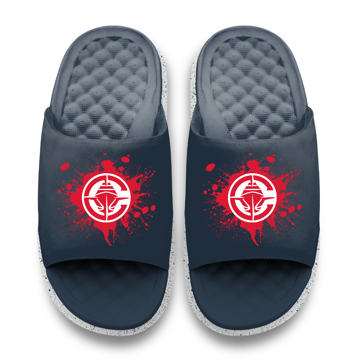 Los Angeles Clippers Centered Logo Splat Motive