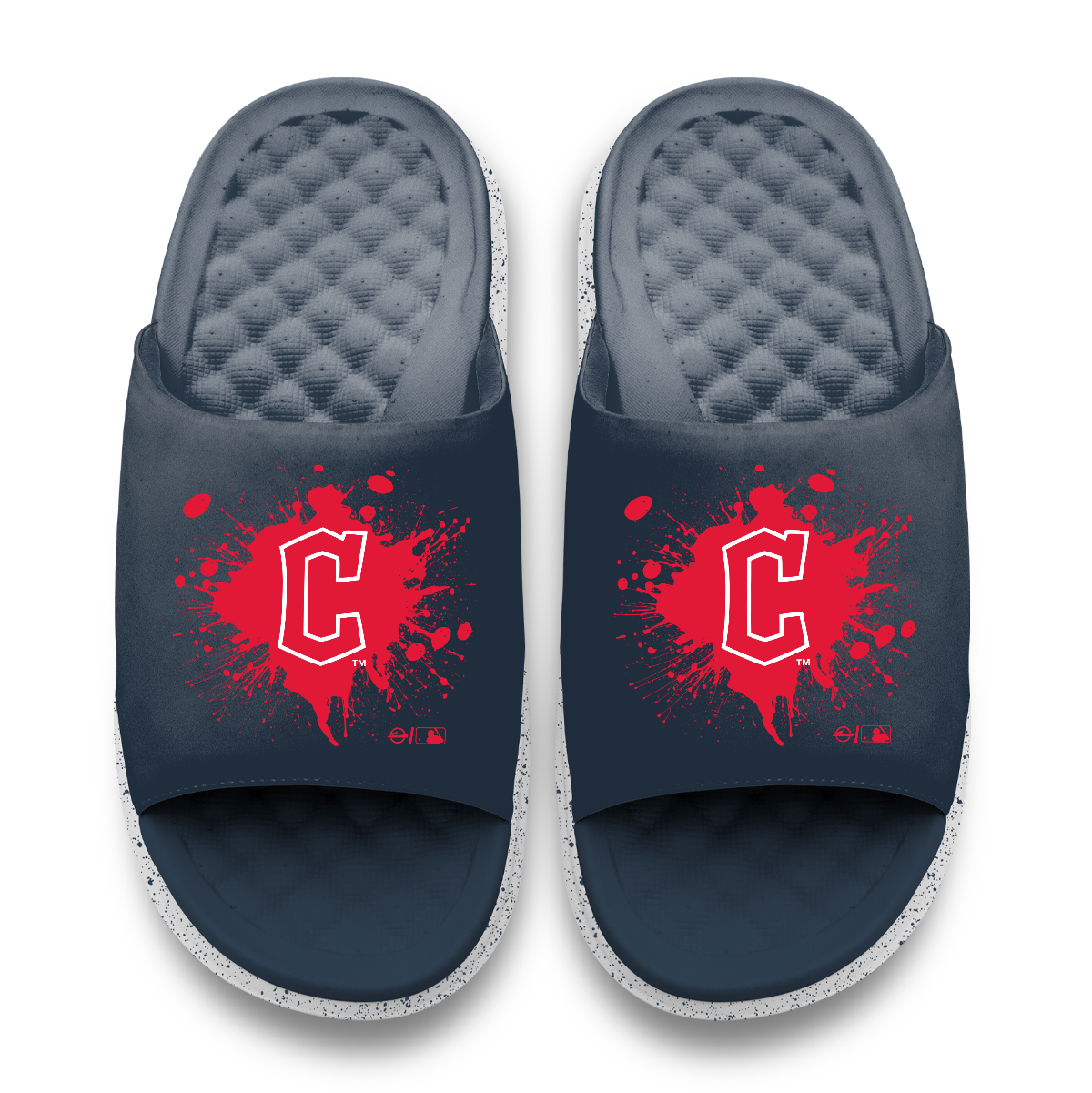 Cleveland Guardians Centered Logo Splat Motive