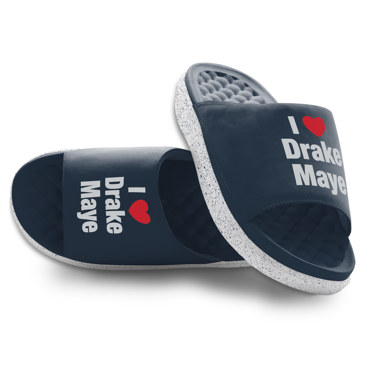 I Love Drake Maye ISlide x BrakingT Motive Slide Sandals