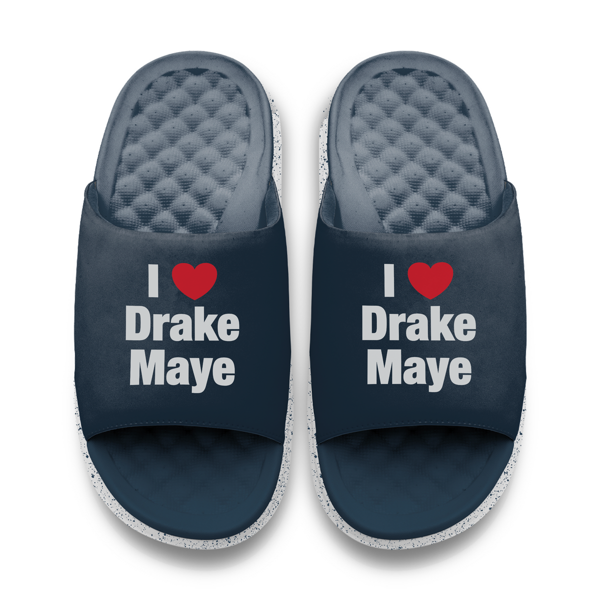I Love Drake Maye ISlide x BrakingT Motive Slide Sandals