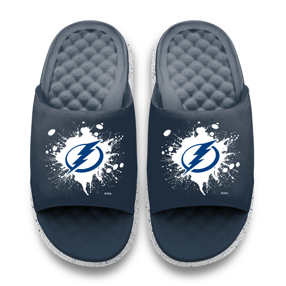 Tampa Bay Lightning Centered Logo Splat Motive