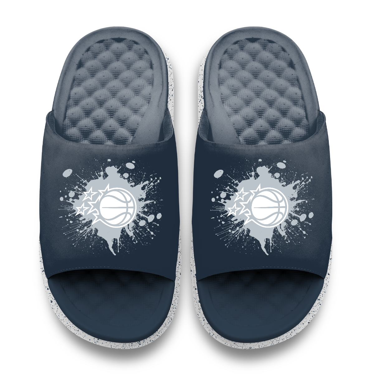 Orlando Magic Centered Logo Splat Motive