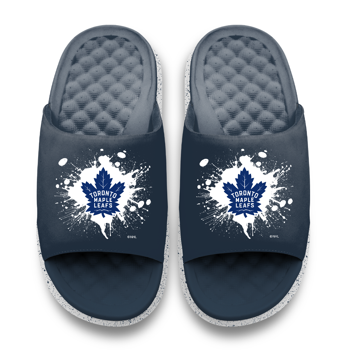 Toronto Maple Leafs Centered Logo Splat Motive