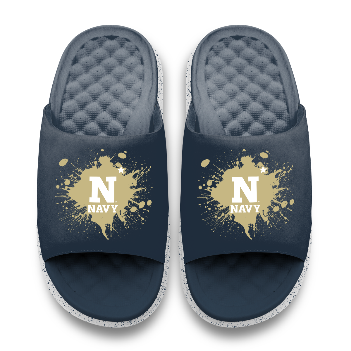 Navy Midshipmen Centered Logo Splat Motive
