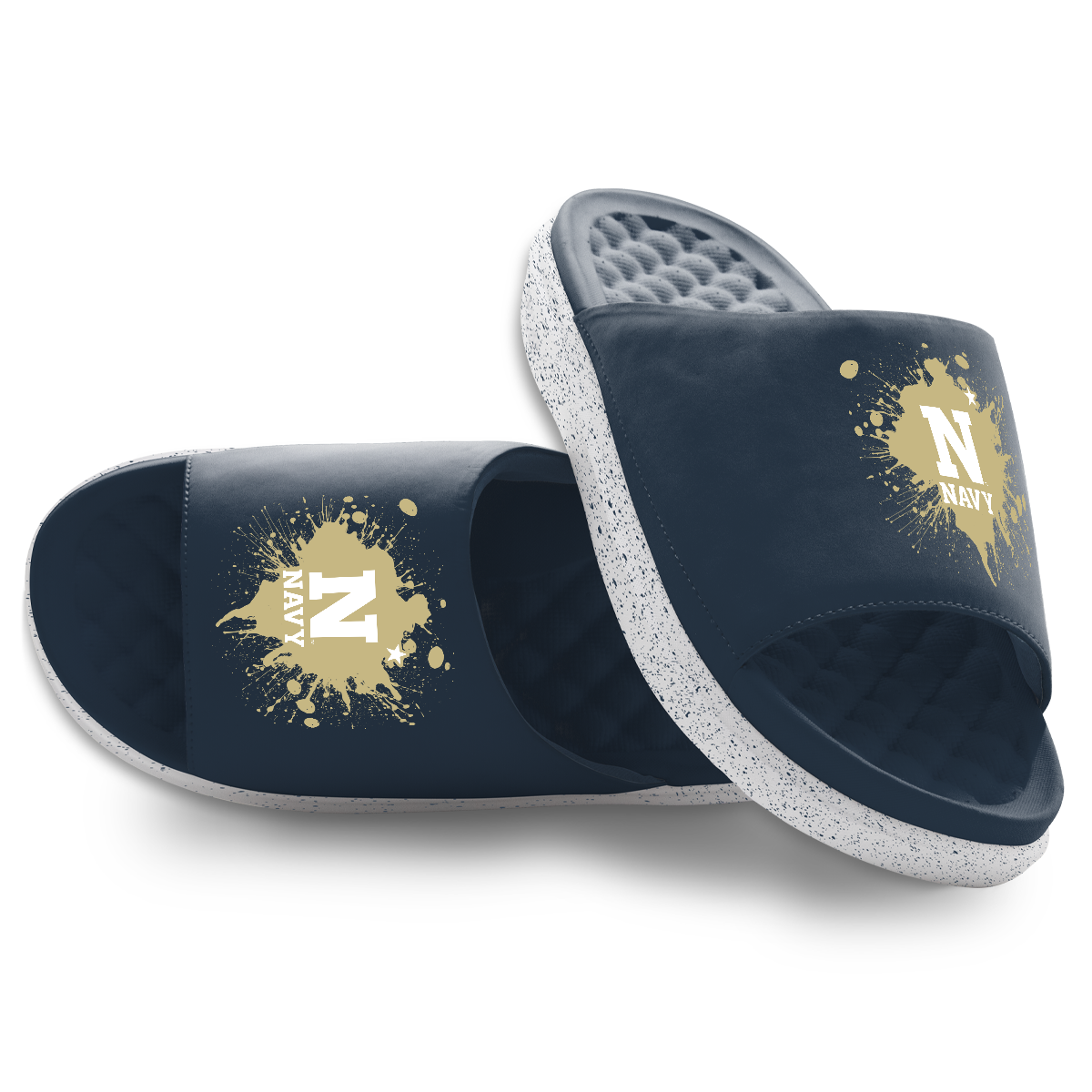 Navy Midshipmen Centered Logo Splat Motive