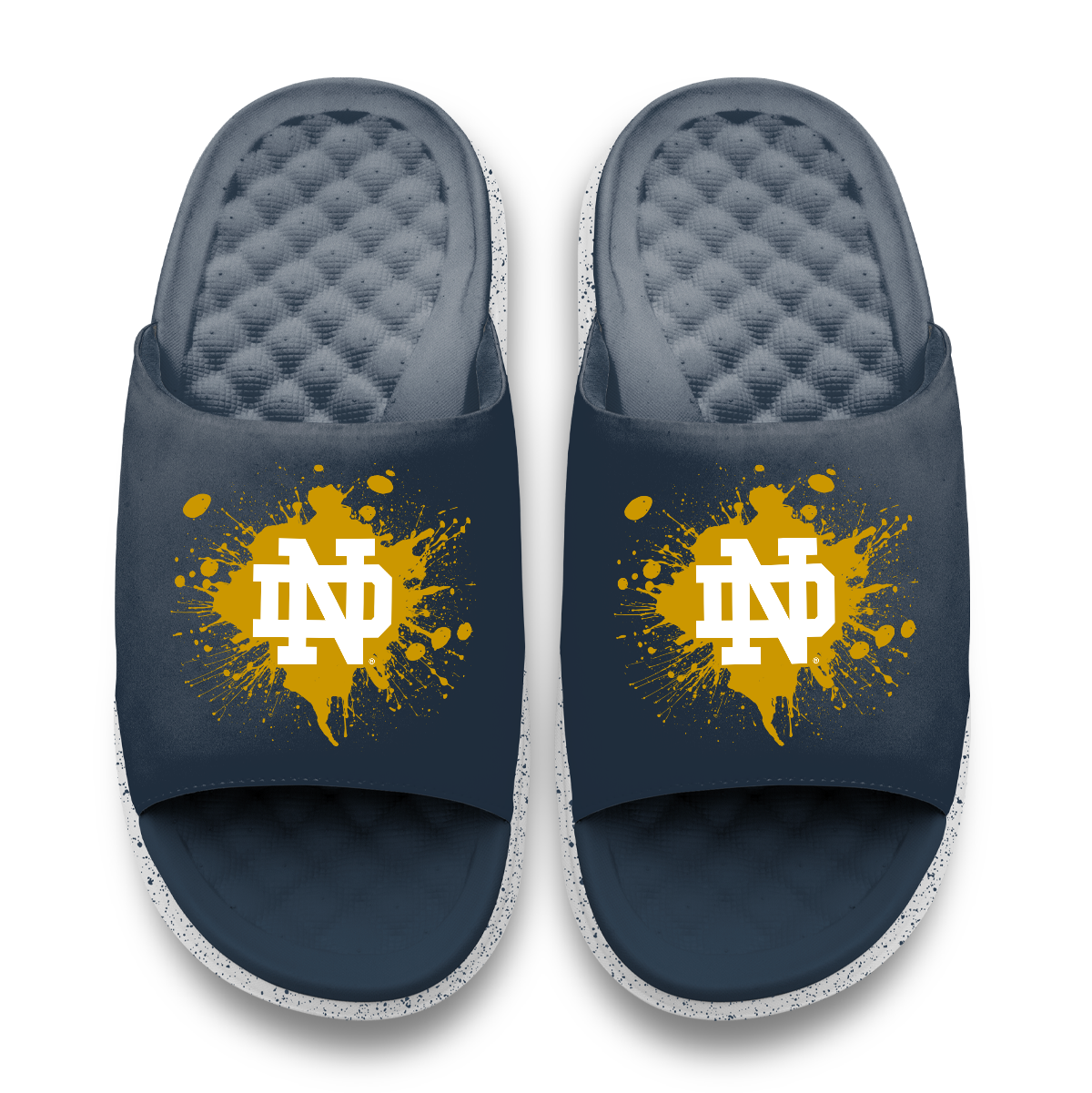 Notre Dame Fighting Irish Centered Logo Splat Motive