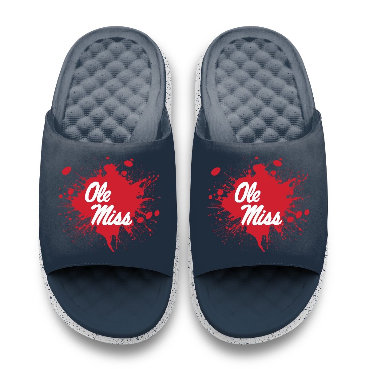 Ole Miss Rebels Centered Logo Splat Motive