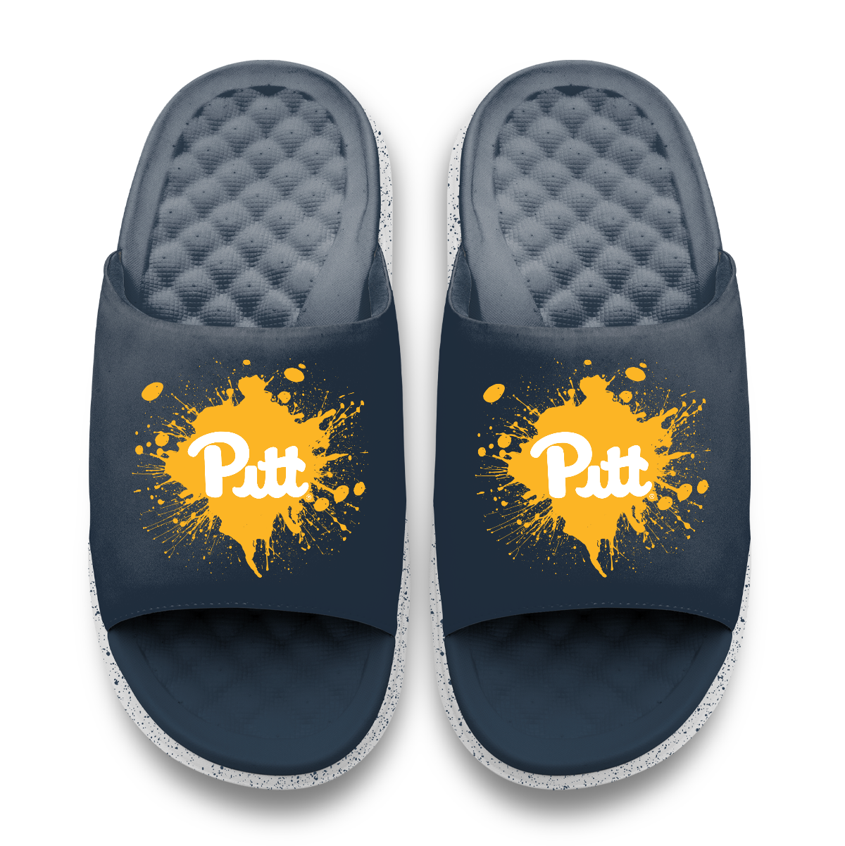 Pitt Panthers Centered Logo Splat Motive