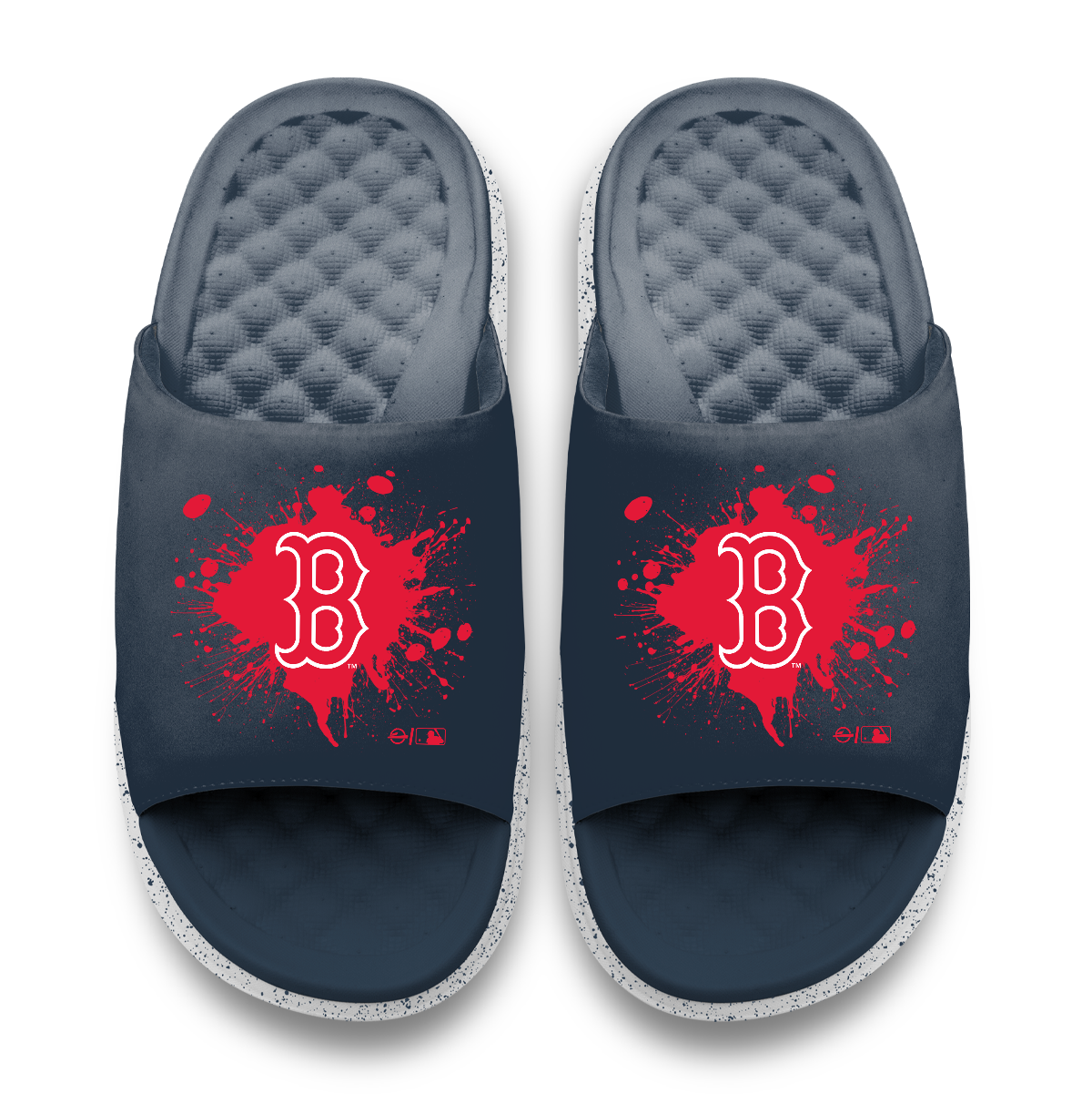 Boston Red Sox Centered Logo Splat Motive