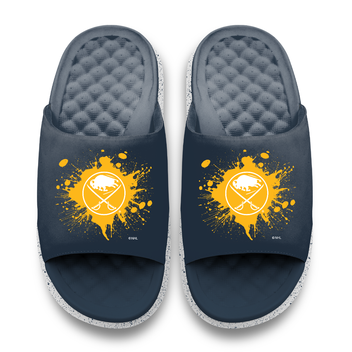 Buffalo Sabres Centered Logo Splat Motive