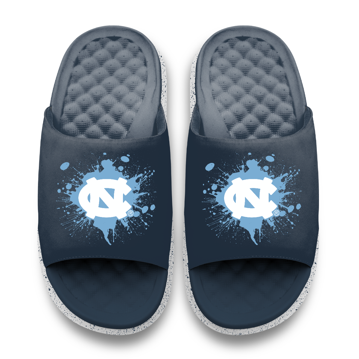 North Carolina Tarheels Centered Logo Splat Motive