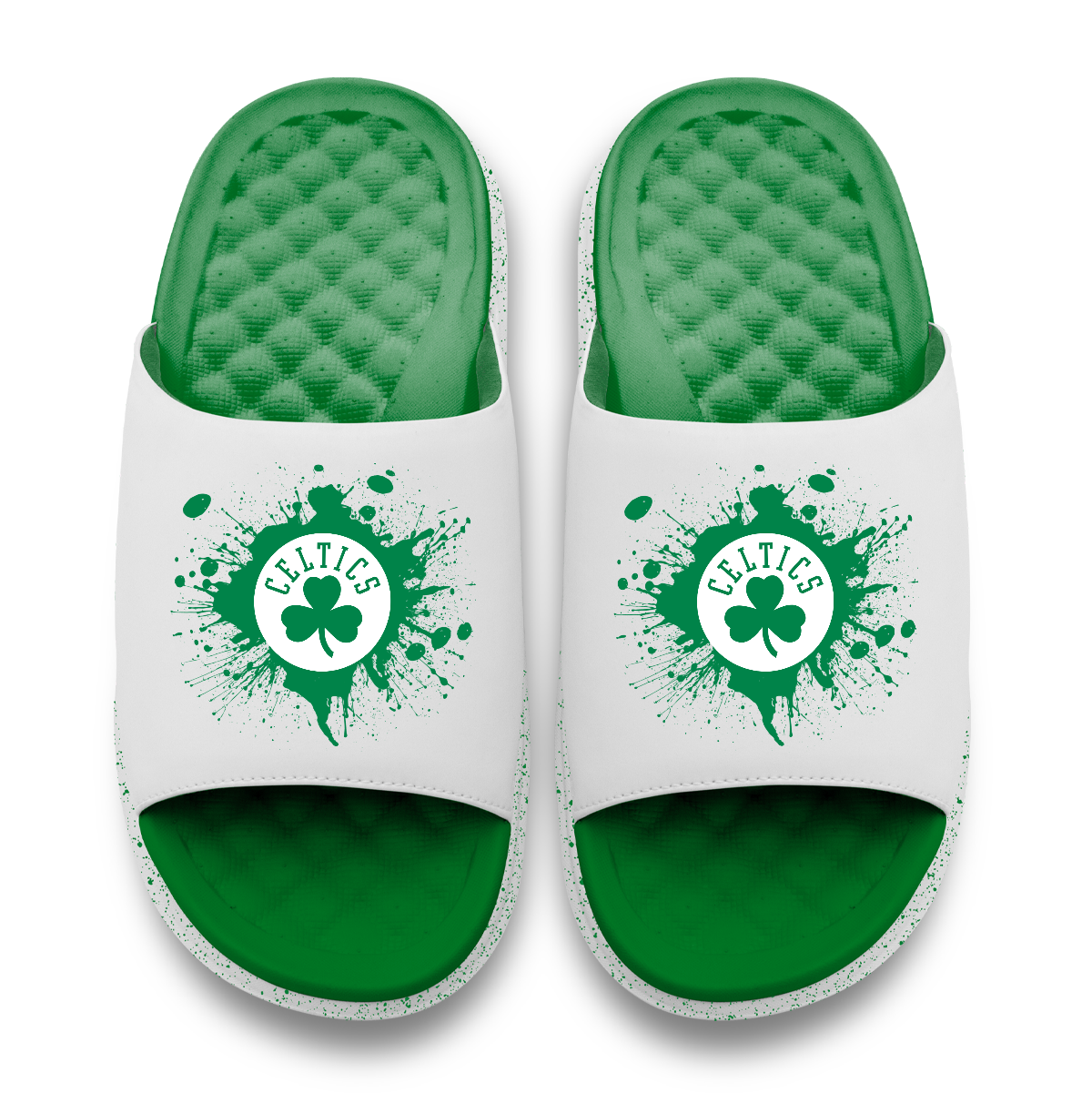 Boston Celtics Centered Alt Logo Splat Motive