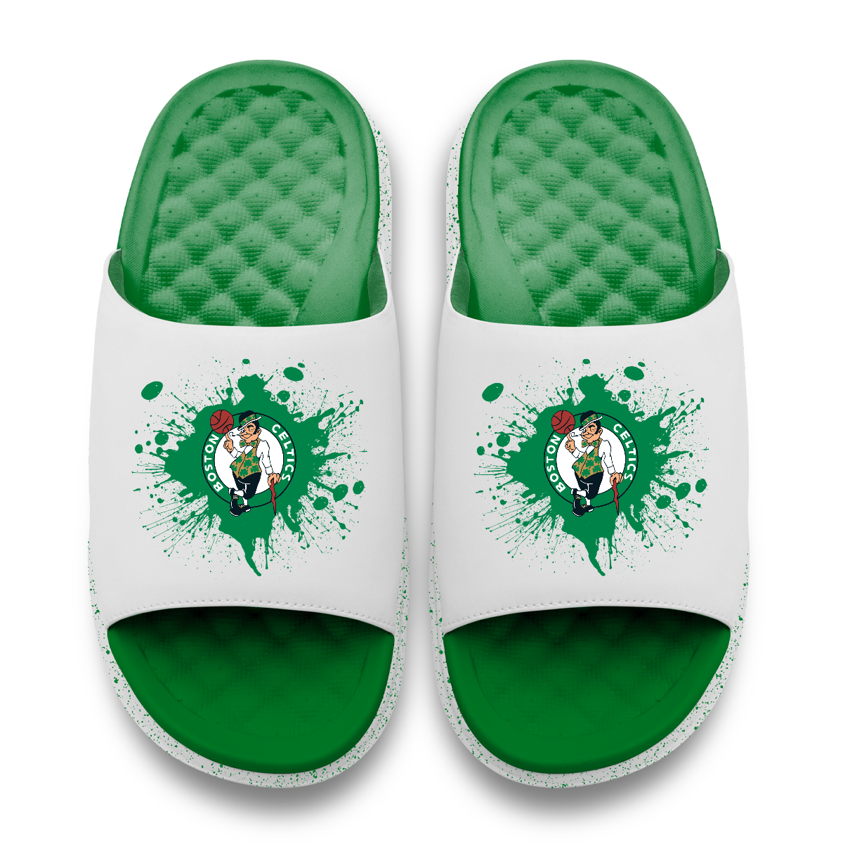 Boston Celtics Centered Logo Splat Motive
