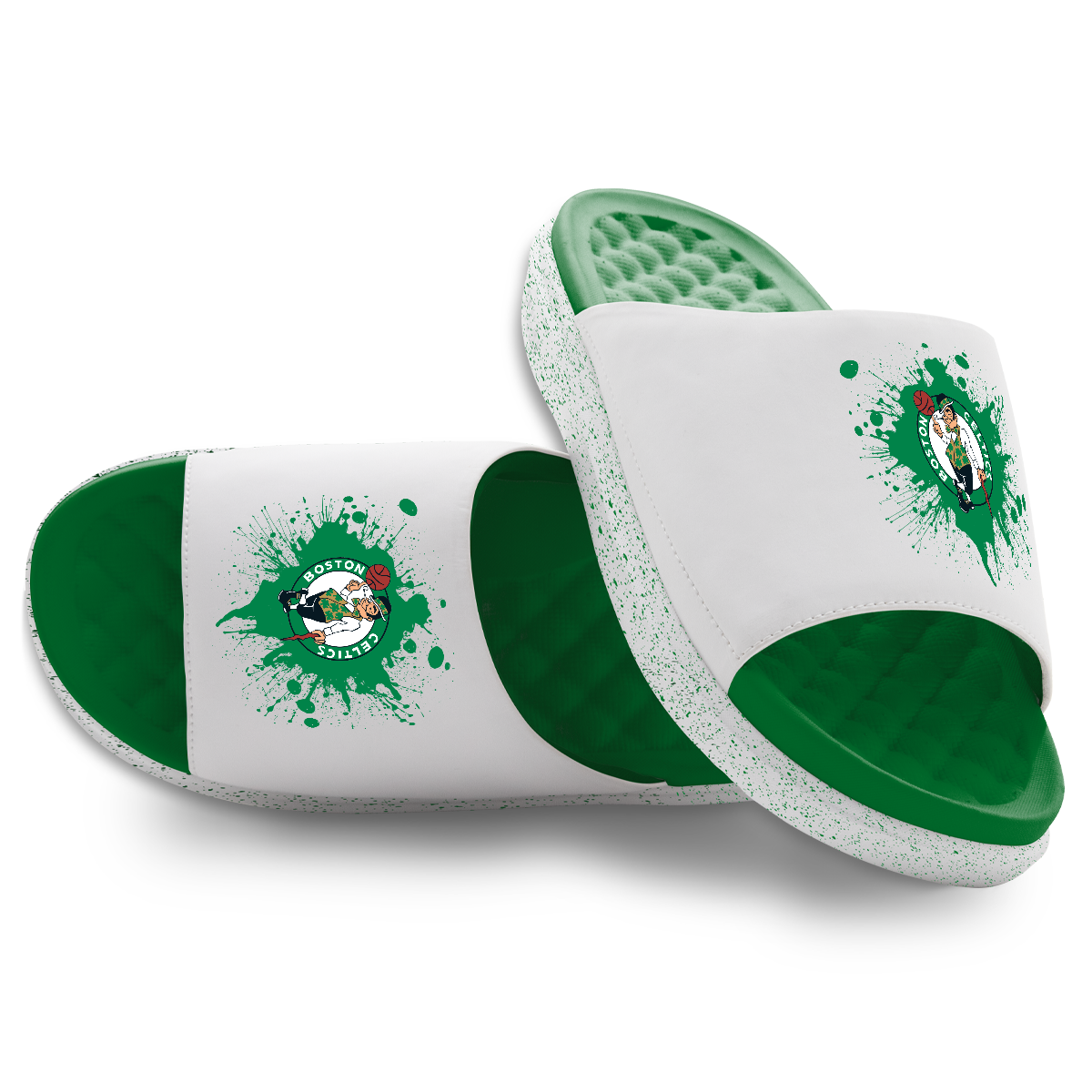 Boston Celtics Centered Logo Splat Motive