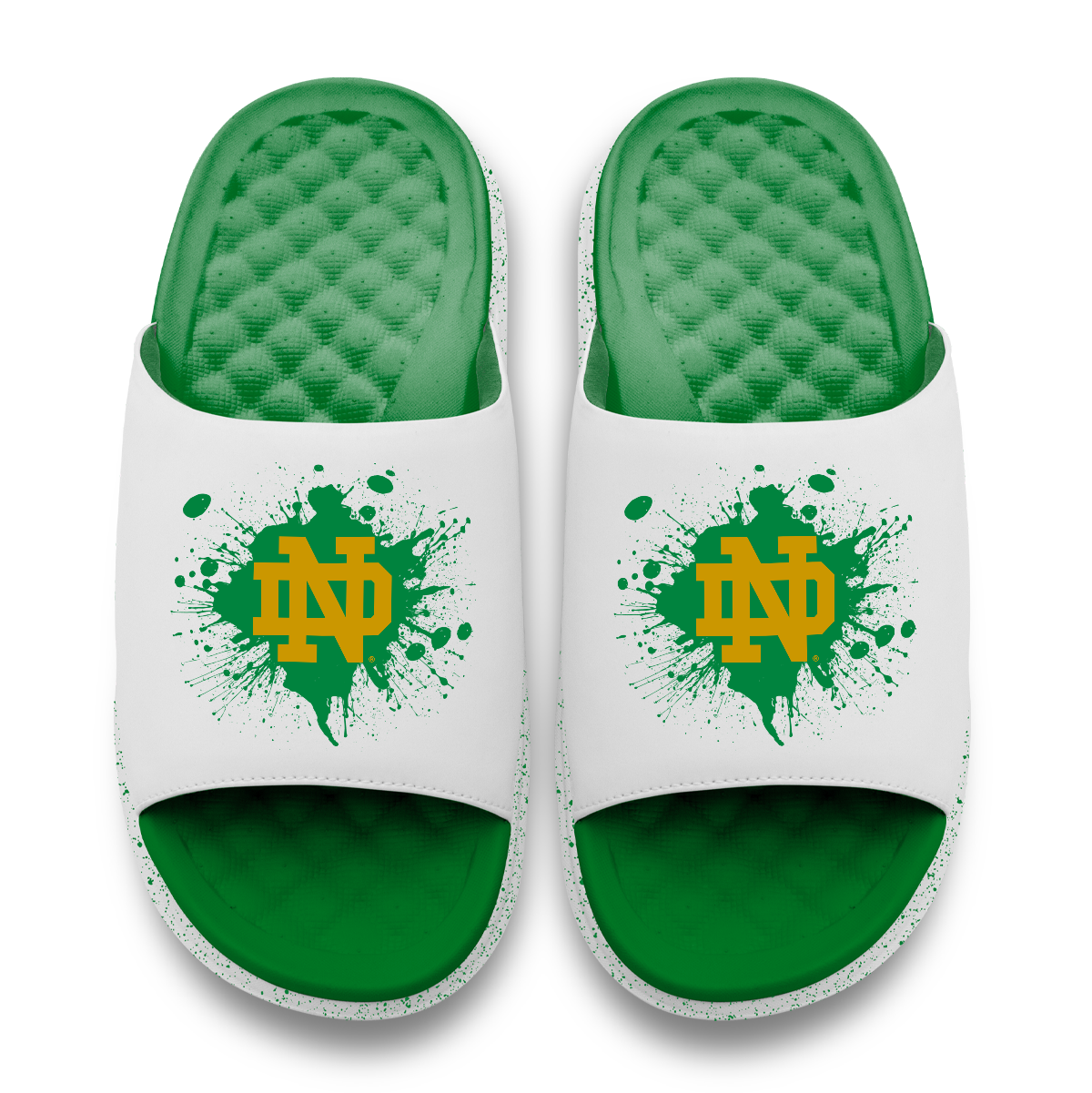 Notre Dame Fighting Irish Centered Logo Splat Motive