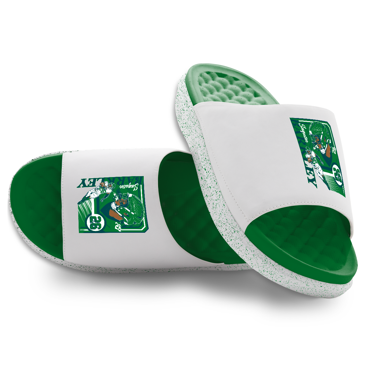 Saquon Barkley Retro Collage Motive