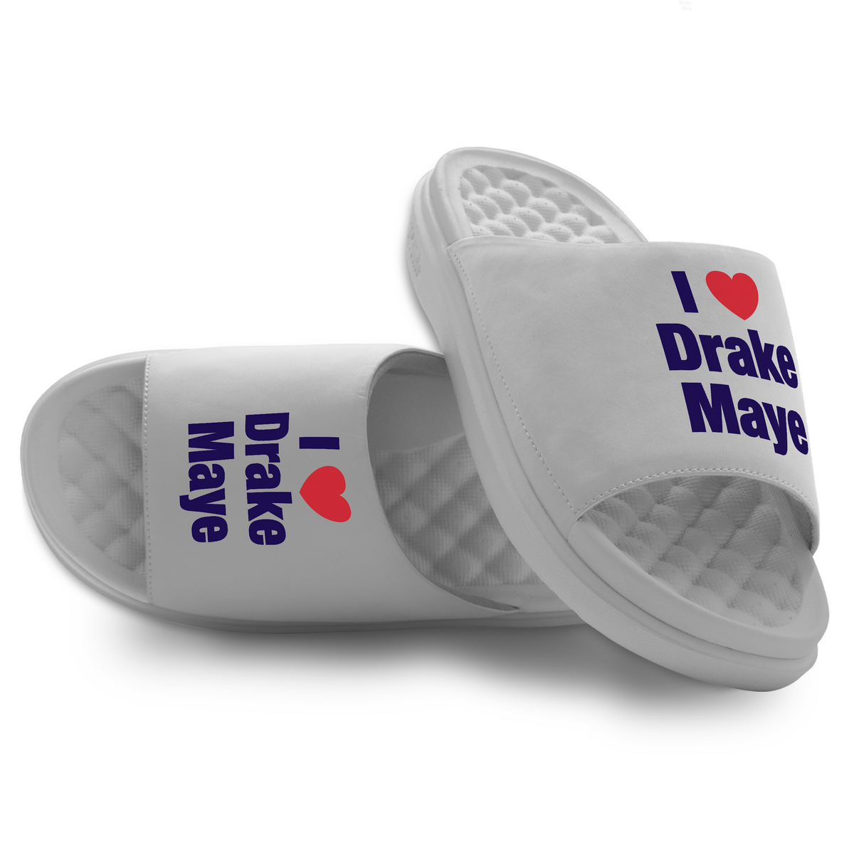 I Love Drake Maye ISlide x BrakingT Motive Slide Sandals